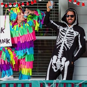 Tipsy Elves Men’s Skeleton Onesie